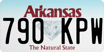 AR license plate 790KPW