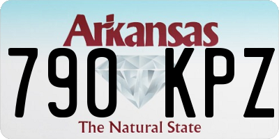 AR license plate 790KPZ