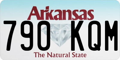 AR license plate 790KQM