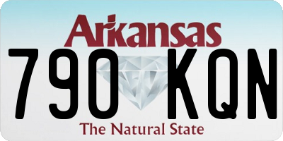 AR license plate 790KQN