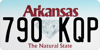 AR license plate 790KQP