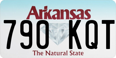 AR license plate 790KQT