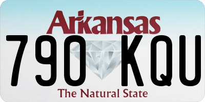 AR license plate 790KQU