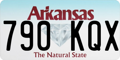 AR license plate 790KQX