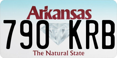 AR license plate 790KRB