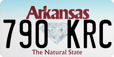 AR license plate 790KRC