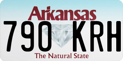 AR license plate 790KRH