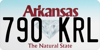 AR license plate 790KRL
