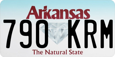 AR license plate 790KRM