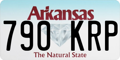 AR license plate 790KRP