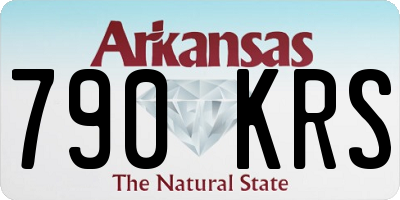 AR license plate 790KRS
