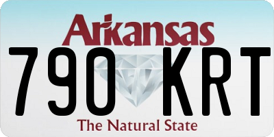 AR license plate 790KRT