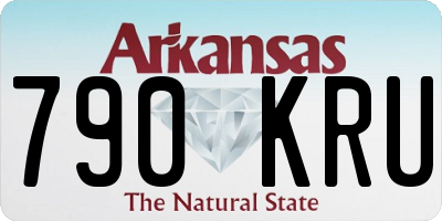 AR license plate 790KRU