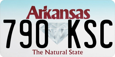 AR license plate 790KSC