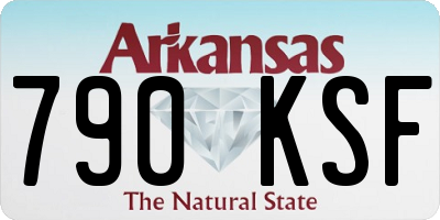 AR license plate 790KSF