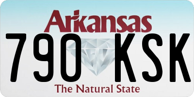 AR license plate 790KSK