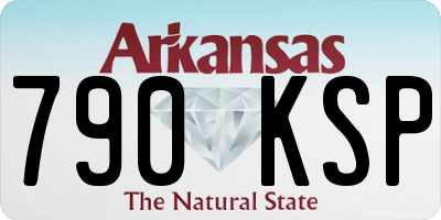 AR license plate 790KSP