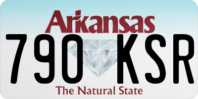 AR license plate 790KSR