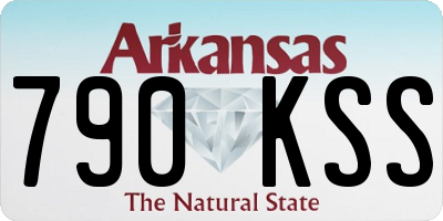 AR license plate 790KSS