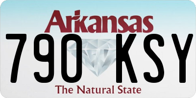 AR license plate 790KSY