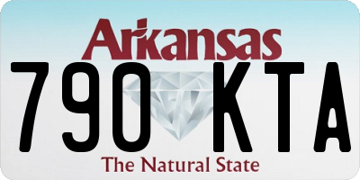 AR license plate 790KTA