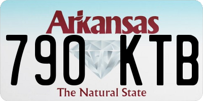 AR license plate 790KTB