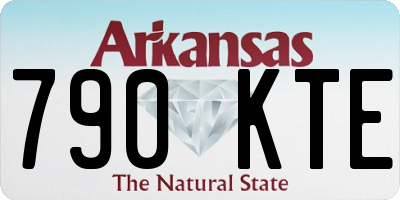AR license plate 790KTE