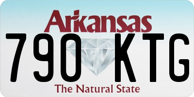AR license plate 790KTG