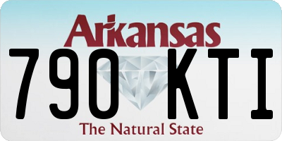AR license plate 790KTI