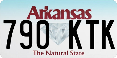 AR license plate 790KTK