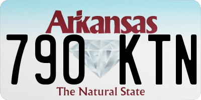 AR license plate 790KTN