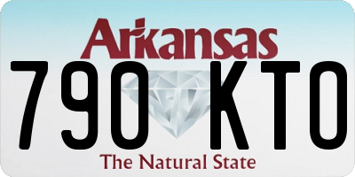 AR license plate 790KTO