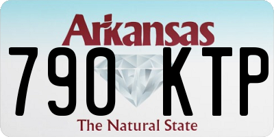 AR license plate 790KTP
