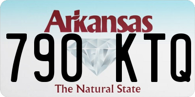 AR license plate 790KTQ