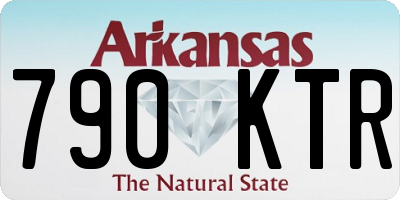 AR license plate 790KTR