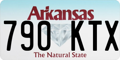 AR license plate 790KTX