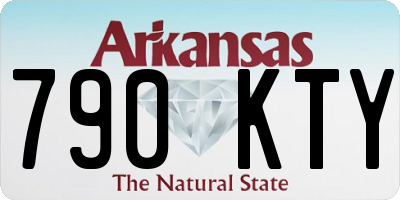 AR license plate 790KTY