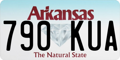 AR license plate 790KUA