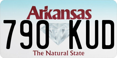 AR license plate 790KUD