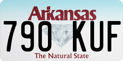 AR license plate 790KUF