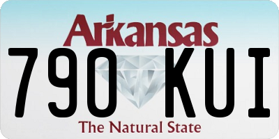 AR license plate 790KUI