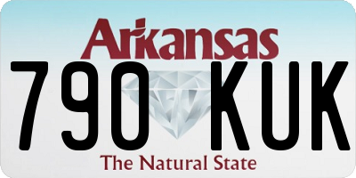 AR license plate 790KUK