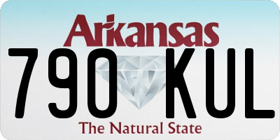 AR license plate 790KUL