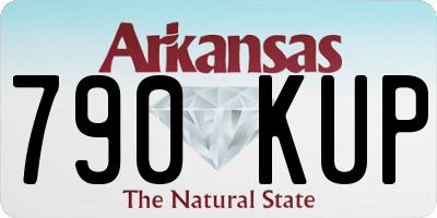 AR license plate 790KUP