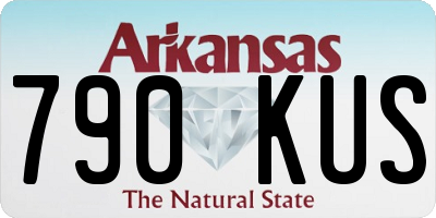 AR license plate 790KUS