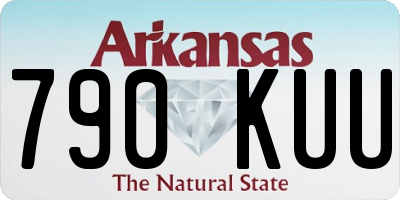 AR license plate 790KUU