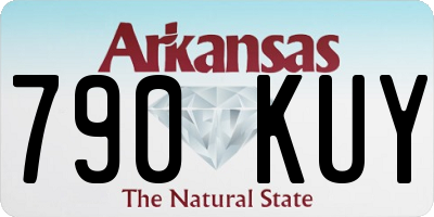 AR license plate 790KUY