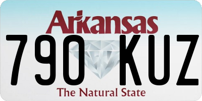 AR license plate 790KUZ