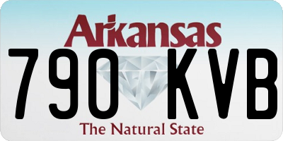 AR license plate 790KVB