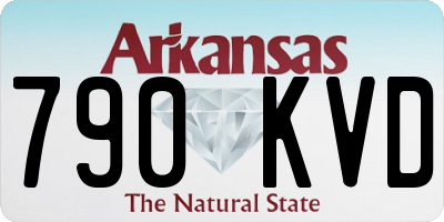 AR license plate 790KVD